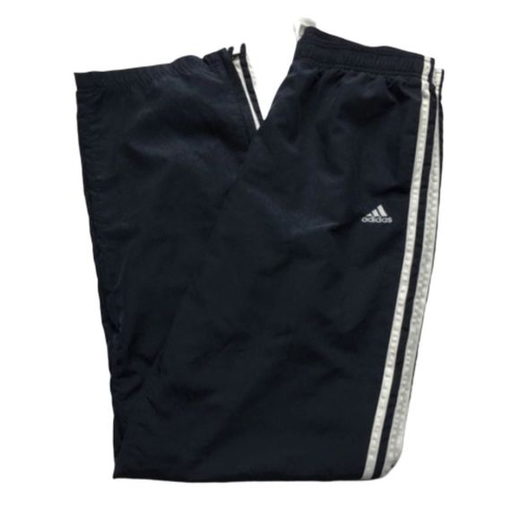 adidas Pants - Adidas Navy Stripe Track Pants Medium